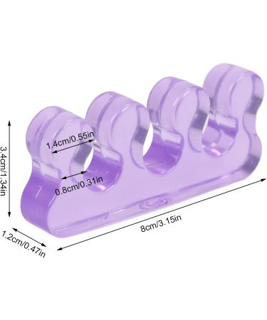 Pack of Purple Silica Gel Toe Separators Bunion & Hammer Toe Relief Stretchers | Best Toe Straighteners - Buy Online on SooperMarket.com