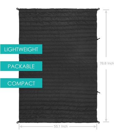 Gold Armour Puffy Camping Blanket - Lightweight & Packable Insulated Quilt for Outdoor Adventures - Buy Online on SooperMarket.com