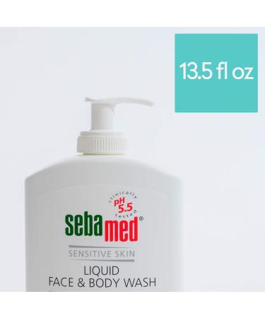 Sebamed Paraben-Free Liquid Face and Body Wash with Pump - pH 5.5 - Dermatologist Recommended - 13.5 oz (400ml) - Pack of 3 - Buy Online on SooperMarket.com