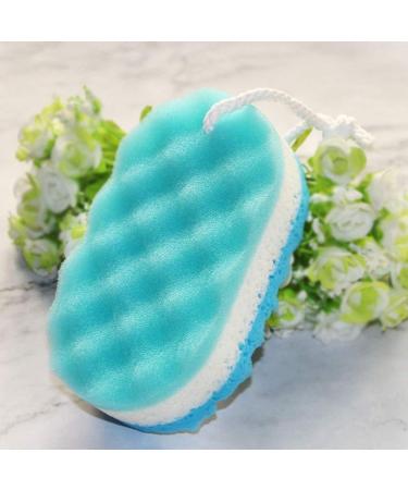 Supvox Bath Sponge Stool - 3 Pack Massager & Scrubber Pad for Peeling Skin | Yellow Red Blue | Perfect for Men & Women - Buy Online on SooperMarket.com