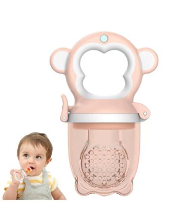 Abbto Fruit Bite Rings for Babies | Food Grade Silicone Baby Mesh Feeder | Self-Feeding Learning Tool - Buy Online on SooperMarket.com