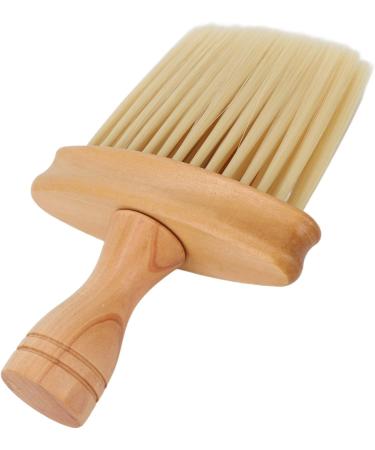 Neck Duster Multifunctional Barber Brush Neck Duster Nylon Bristles Simple Style Neck Duster with Wooden Handle Barber Brush for Hair Cutting Hairdressing Barber Shop Household - Buy Online on SooperMarket.com
