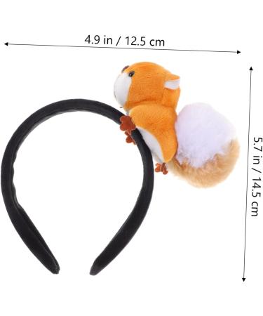 minkissy Plush Squirrel Headband Squirrel Shaped Headband Animal Headbands Squirrel Ears Headband Plush Headband Animal Hair Hoop For Women Girl - Buy Online on SooperMarket.com