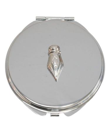 Pen Nib Compact Mirror Handbag Gift With Free Engraving 455