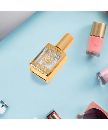 FRCOLOR 4PCS Refillable Travel Perfume Bottles - Mini 0.5oz Golden Perfume Spray for International Shipping - Buy Online on SooperMarket.com