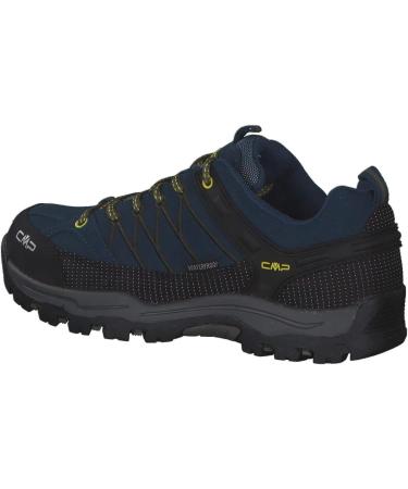 CMP Rigel Boys Trekking & Hiking Shoes - 38 EU - Blue Ink & Yellow - Best for Outdoor Adventures - Buy Online on SooperMarket.com