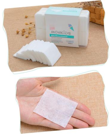 Minkissy Nail Polish Remover Pads - 3000 Pcs Thin Cotton Makeup Remover Rounds for Easy Cleansing | Best for Cosmetics & Nail Care - Buy Online on SooperMarket.com