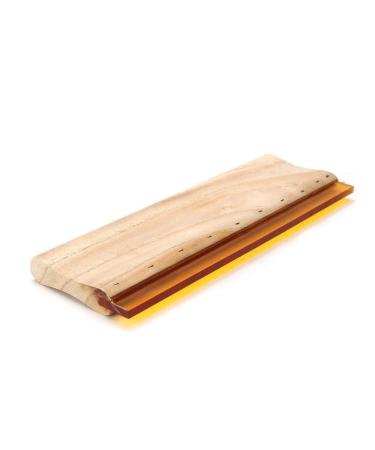 INTBUYING Screen Printing Squeegee 39 inches 75 Durometer Squeegee Ink Scraper Wooden Scraper