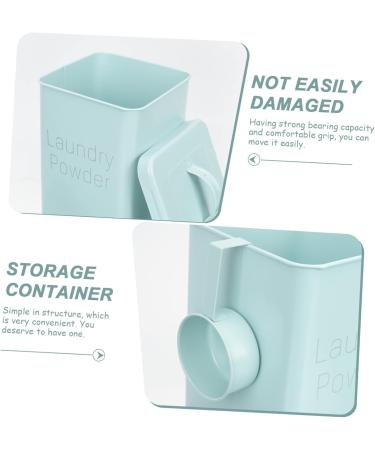 FOYTOKI 1 Set Washing Storage Bucket Laundry Dispenser Tide Laundry Bin Lotion Wrought Iron 1 count (Pack of 1) Sky-blue - Buy Online on SooperMarket.com