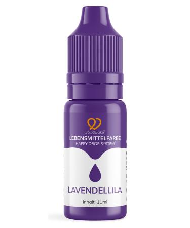 Goodbake food coloring purple (11 ml) - intensive food coloring - highly concentrated color - for coloring cakes fondant butter cream drinks mucus and much more.100% vegan