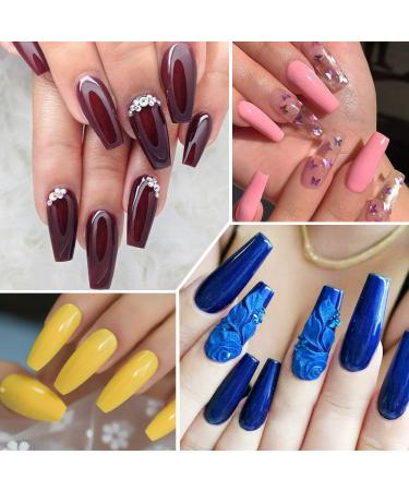 MIZHSE Poly Gel Nail Kit - 9 Colors Nail Extension Builder Gel Set for DIY Manicure | Long-lasting Soak Off Gel for Home Use & Gifts - Buy Online on SooperMarket.com
