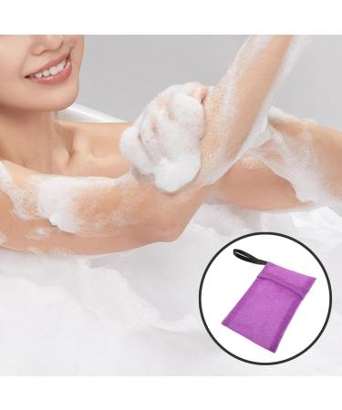 minkissy Bath Bag Soap Shampoo Nylon Purple Gloves Cleansing - Buy Online on SooperMarket.com