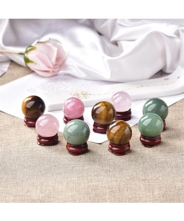1PC Natural Rose Quartz Citrine Ball 30mm Stone Raw Crystals Gemstone Decoration Home Decor Raw Reiki DIY Gifts Great Choice for Home Decoration kaixun (Color : Tigers Eye) - Buy Online on SooperMarket.com