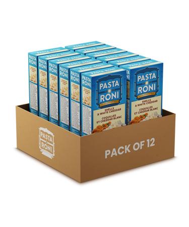 Pasta-Roni Shells & White Cheddar Shell Shaped Pasta in a White Cheddar Flavoured Sauce 175g (Pack of 12) White Cheddar Pack of 12