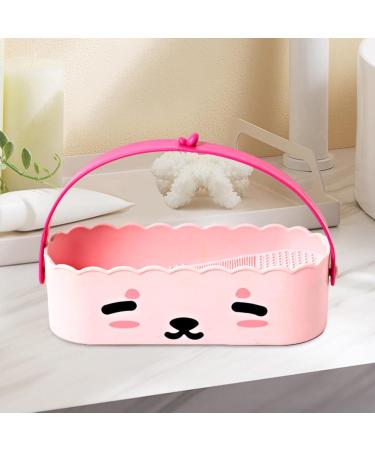 JAYIOLA 3 in 1 Makeup Brush Cleaner Bowl Cosmetic Brush Cleaning Tool Multifunctional Drying Rack for Beauty Salon pink - Buy Online on SooperMarket.com