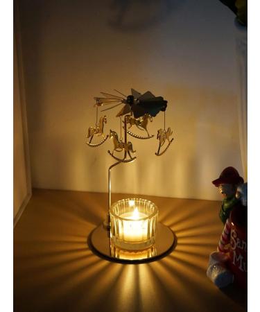 Creative Rotary Metal Candlestick for Aromatherapy | Festive Candle Holder for Home Decor | International Shipping Available - Buy Online on SooperMarket.com