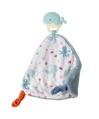 Mary Meyer Chewy Crew Soothing Baby Teether Lovey  10-Inches  Whale