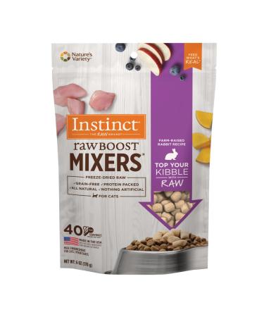 Nature's Variety Instinct Raw Boost Cat Food Rabbit Mixer 6 oz.