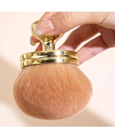 NOLITOY Golden Makeup Brush Set - Travel Foundation Blush Loose Powder & Concealer Brushes for Women | Premium Cosmetic Tools for Flawless Beauty - Buy Online on SooperMarket.com
