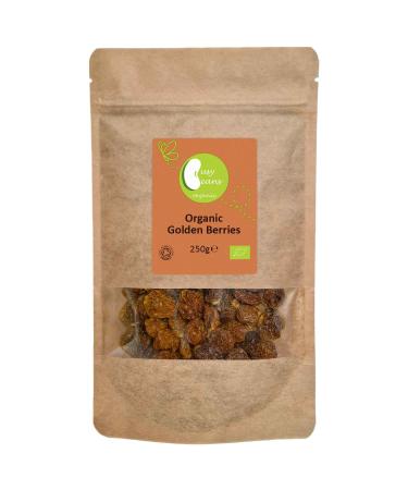 Organic Golden Berries (250g) | Superfood Snack | Antioxidant-Rich | Nutrient-Dense | Certified Organic | by Busy Beans Organic