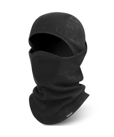 HASAGEI balaclava storm mask motorcycle bicycle ski tube scarf soft and light for women and men 36-54 black