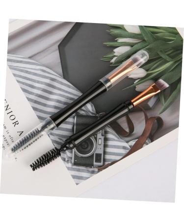 Hemoton 2pcs Spiral Rod Mascara Brush Cosmetics Brush Makeup Tool Brush for Makeup 14.2X1.2cm Black - Buy Online on SooperMarket.com