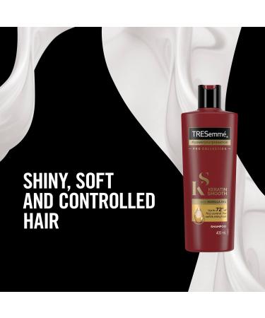 Tresemme Keratin Smooth Shampoo with Marula Oil - 3 Pack (13.5 Fl Oz / 400 mL) | International Shipping Available - Buy Online on SooperMarket.com