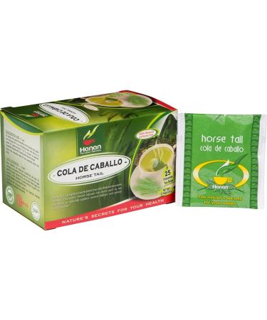 Horsetail Tea (Cola de Caballo) - 25 Teabags of All-Natural Horse Tail from Peru a.k.a. Shavegrass Snake Grass Equisetum Puzzlegrass - Buy Online on SooperMarket.com
