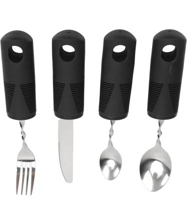 Weighted Silverware Dishware Knife Aggravated Utensil for Diet Utensil Home Adaptive Spoons - Buy Online on SooperMarket.com