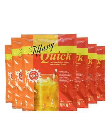 Tiffany Quick Orange Instant Powder pack of 6 (6 x 100 ml)