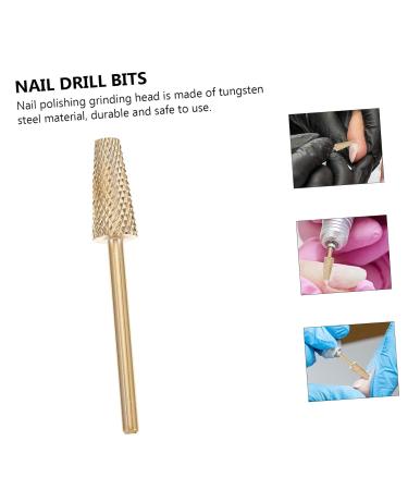 Gogogmee Nail Polisher Gel for Nails Nail Art Nail Drill Heads Polishing Head Nail Beauty Tools Manicure Grinding Head Nail Tools Carbide Nail Drill Bit Nail Polish Bits Tungsten Steel - Buy Online on SooperMarket.com
