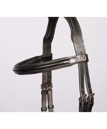 Harry's Horse Bridle Bitloos Sidepull Black Cob - Premium Quality Equestrian Gear for International Shipping - Buy Online on SooperMarket.com