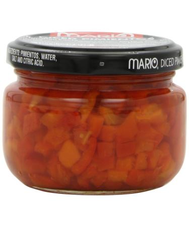 Mario Camacho Pimientos Diced 4oz (Pack of 12) - Premium Quality Spanish Peppers - Buy Online on SooperMarket.com