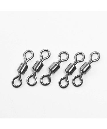 SF Fly Fishing Micro Swivels Stainless Steel 20lb 25 Pcs - Black Nickle Ball Bearing Swivels Hook line Connector - Buy Online on SooperMarket.com
