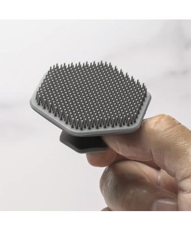 Tooletries Ultimate Scrubber Set - 2X Scrubbers & Holders - Silicone Organizer for Shower & Bathroom - Grey - Buy Online on SooperMarket.com