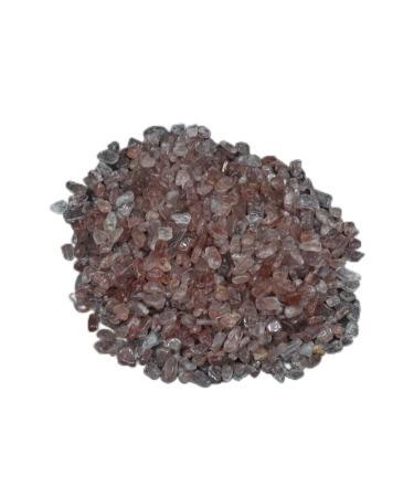 Natural Crystals Bulk Gravel Specimen Bulk Tumbled Stones and Minerals Raw Gemstones Aquarium Decoration (Color : Strawberry Quartz Size : 50g) 50g Strawberry Quartz