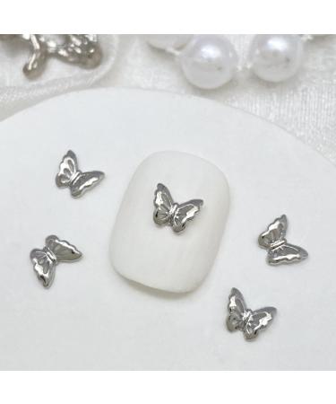 10Pcs 3D Butterfly Nail For Nails Alloy Butterfly Nail Decoration Alloy Nail Butterfly Nail Manicure Accessories Manicure Accessories Orange - Buy Online on SooperMarket.com