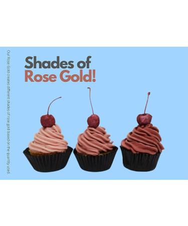 Blacksherbet Rose Gold Luster Dust Edible - 5g for Cake Decorating, Desserts & Cupcakes | Food Grade Shimmer & Glitter - Kosher Certified - Buy Online on SooperMarket.com