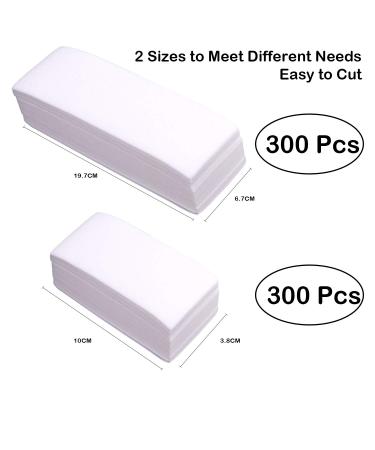 Potuanot 600 Fleece Wax Strips - Non-Woven Depilatory for Body & Face | Warm Wax & Sugar Paste - 2 Sizes Available | International Shipping - Buy Online on SooperMarket.com