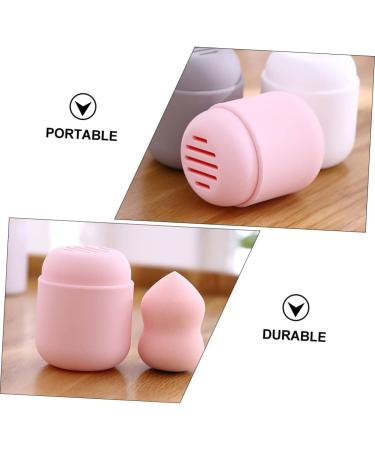 HAPINARY Powder Puff Storage Box Pink Make up Silica Gel - Buy Online on SooperMarket.com