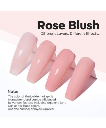 Modelones Pink Builder Gel - 15ML Bottle for Nail Extension and Strengthening - Buy Online on SooperMarket.com