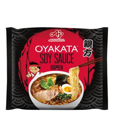 Ajinomoto OYAKATA Instant Ramen Noodle Shoyu Soy Sauce Flavour 83g (Pack of 4)