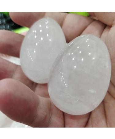 Specimen Healed 1pc Natural White Quartz Crystal Egg Shaped Rock Gemstone Natural Stones and Crystals As a Gift Gift - Buy Online on SooperMarket.com