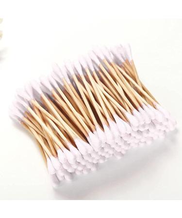 300pcs Double Tips Cotton Swabs - Perfect for Eye Shadow Makeup & Pet Ear Cleaning | Beauty Essentials - Buy Online on SooperMarket.com