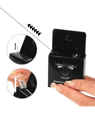 3pcs 32.8ft Eyebrow Thread Brow Mapping String Microblading String Measurement 15ml Pre Inked Eyebrow Mapping String Black White Red - Buy Online on SooperMarket.com