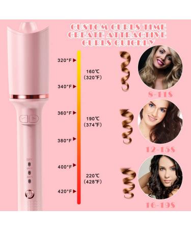 Automatic Curling Iron | Auto Hair Curler for Long Hair | Natural Curls Easy Use & Anti-Scald - Buy Online on SooperMarket.com