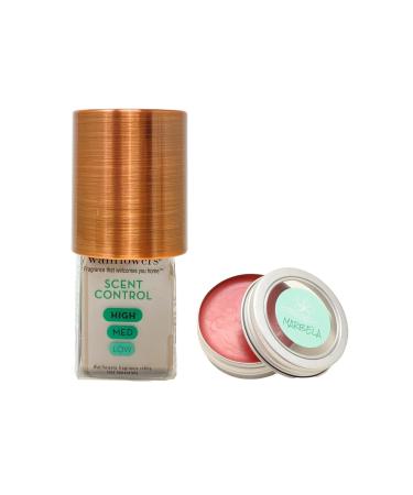 Bath & Body Works Copper Metallic Wallflowers Scent Control Fragrance Plug and a Strawberry Lip Balm