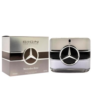 Mercedes-Benz Man Sign Your Attitude - Eau de Toilette for Men - Long Lasting Mens Cologne - Amber Cologne for Men - Mens Cologne Spray - 3.4 oz - Buy Online on SooperMarket.com