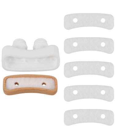 NOLITOY Essenial Oil Blank Nasal Inhale-r Tubes Empty Personal Nasal Aromatherapys Inhale-r Tubes with 5 Cotton Pads