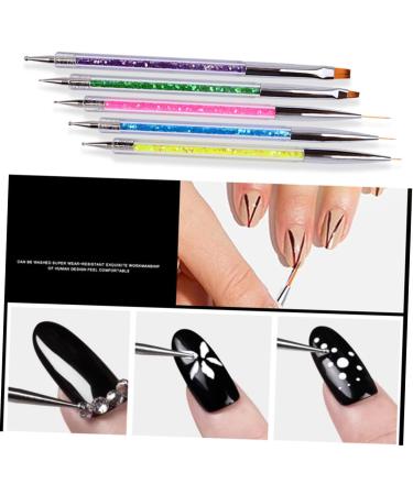 Sets Kit De Manicura Nail Art Nail Drawing Pen Nail Dotting Pen Nail Art Pen Gel Pen Manicure - Buy Online on SooperMarket.com
